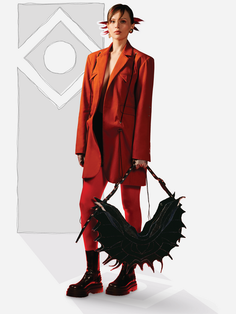 Blazer Dây Rút The Straps