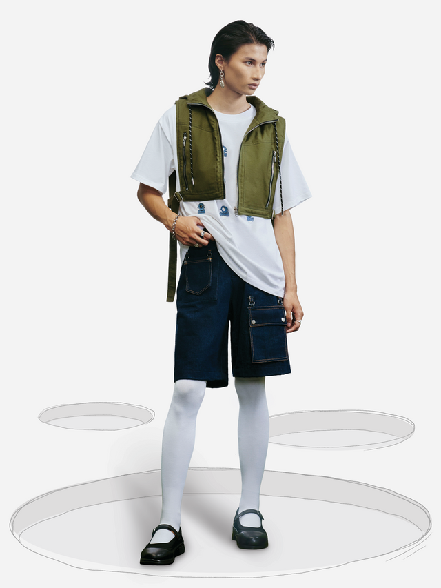 Quần Lửng Ống Rộng The Pocket