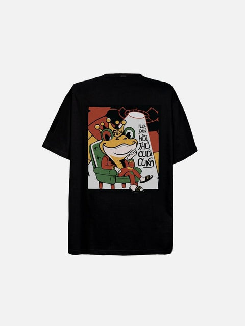 Áo Thun AR Ngụ Ngôn Việt "Flex Đến Hơi Thở Cuối Cùng" Oversize