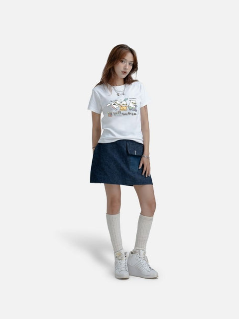 Áo Baby Tee - Mèo Đi Đâu?