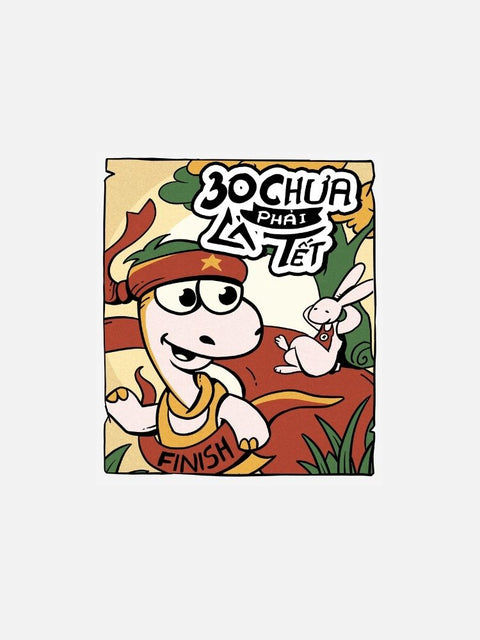 Áo Hoodie Tay Ngắn AR Ngụ Ngôn Việt "30 Chưa Phải Là Tết"