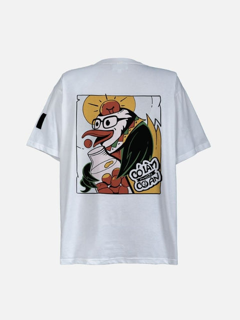 Áo Thun AR Ngụ Ngôn Việt "Có Làm Thì Mới Có Ăn"  Oversize