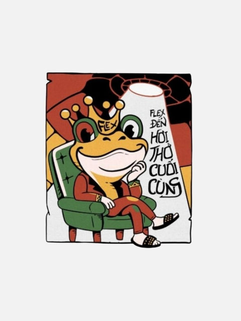 Áo Thun AR Ngụ Ngôn Việt "Flex Đến Hơi Thở Cuối Cùng" Oversize