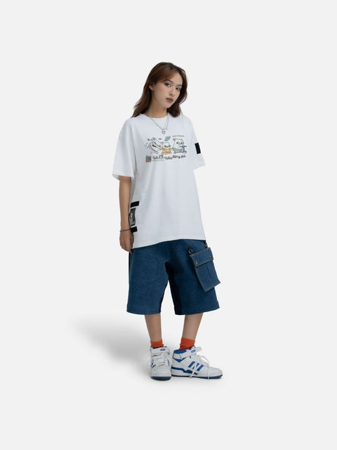 Áo Thun Oversize AR - Mèo Đi Đâu?