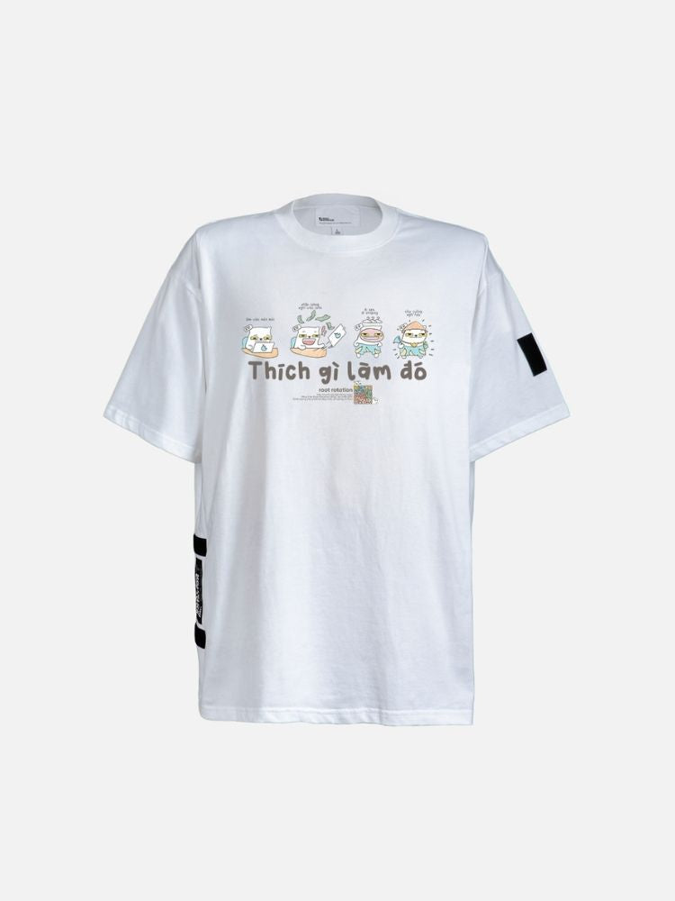 Áo Thun Oversize AR - Mèo Làm Gì?