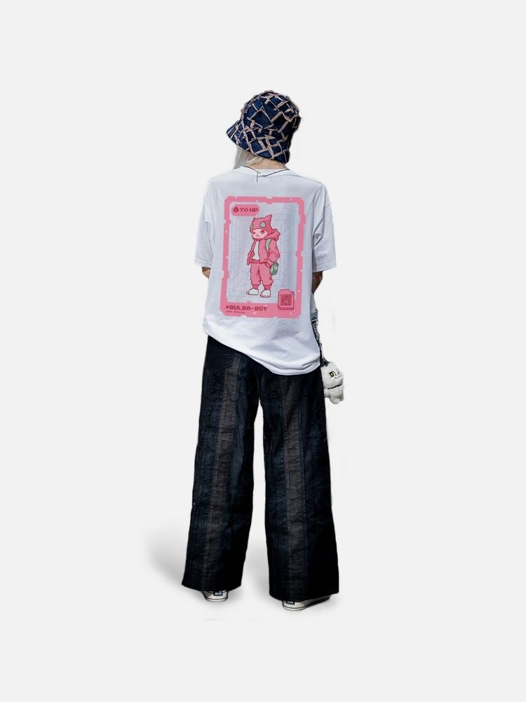 Áo Thun Oversize Bulbasaur Fanart Phản Quang AR