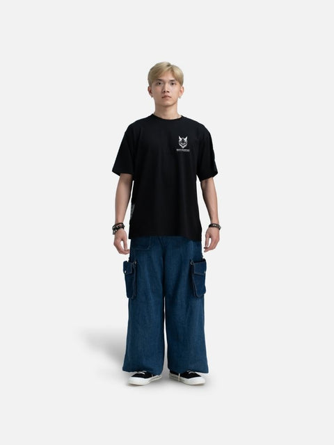 Áo Thun Oversize Kyuubi Naruto Fanart Phản Quang AR