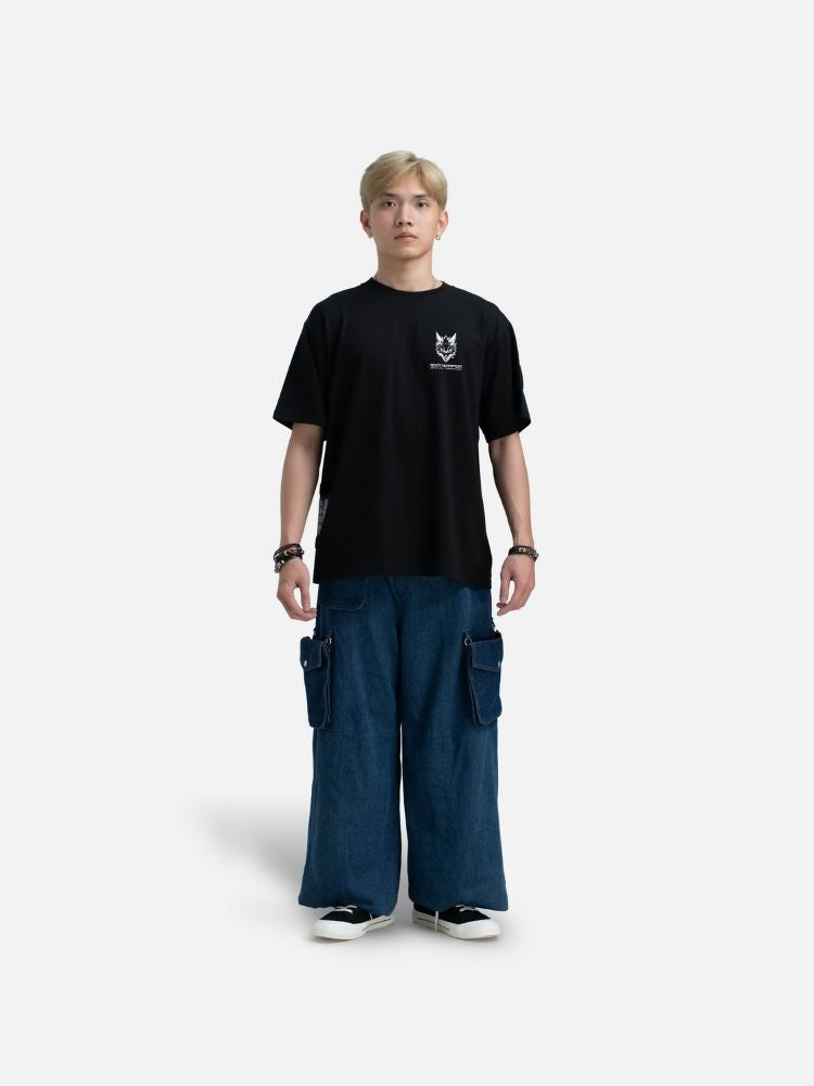 Áo Thun Oversize Kyuubi Naruto Fanart Phản Quang AR