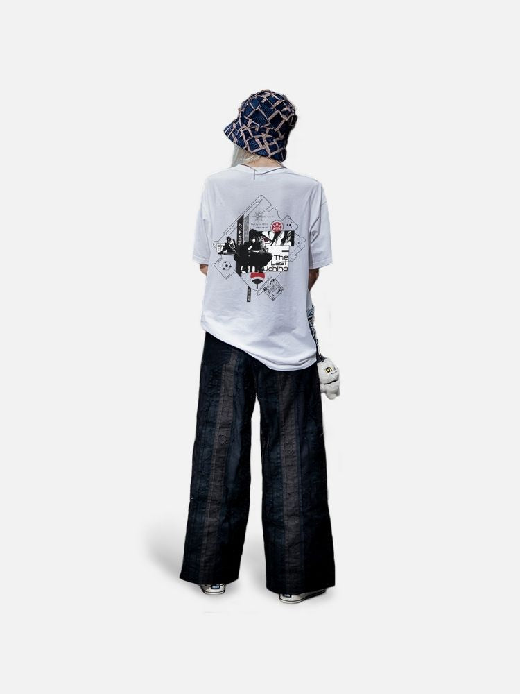 Áo Thun Oversize Sasuke Fanart Phản Quang AR