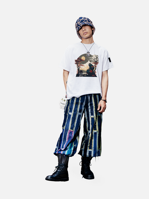 Áo Thun Thực tế ảo Oversize Uchiha - Itachi Fanart