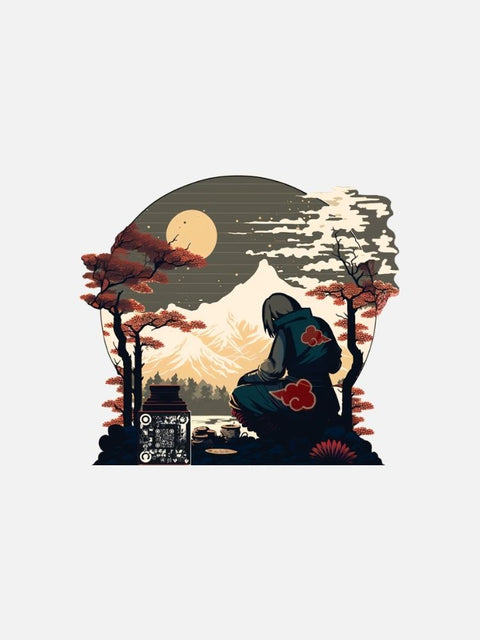 Áo Thun Thực tế ảo Oversize Uchiha - Itachi Fanart