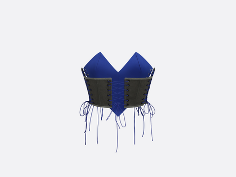 ORIGAMI Áo Corset Thắt Dây