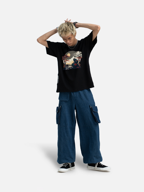 Áo Thun Thực tế ảo Oversize Uchiha - Itachi Fanart