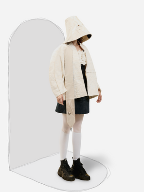 Áo Khoác Bomber Unisex Cocoon Vải Tái Chế