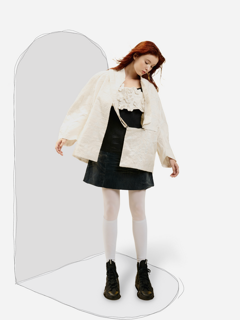 Áo Khoác Bomber Unisex Cocoon Vải Tái Chế