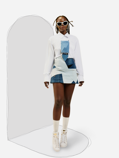 Áo Sơ Mi Nữ Bamboo Origami