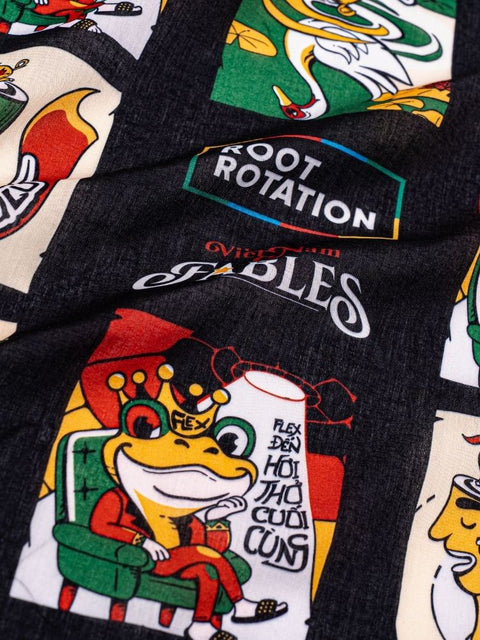 Khăn Cotton Unisex Cổ Tích Việt Nam 55 x 55 cm