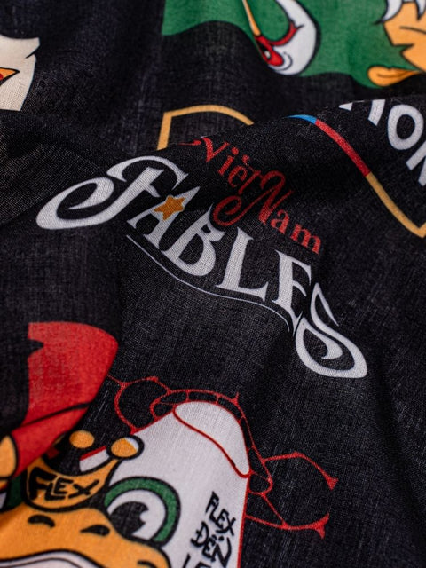 Khăn Cotton Unisex Cổ Tích Việt Nam 55 x 55 cm