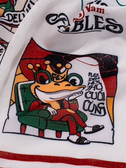 Khăn Cotton Unisex Cổ Tích Việt Nam 55 x 55 cm