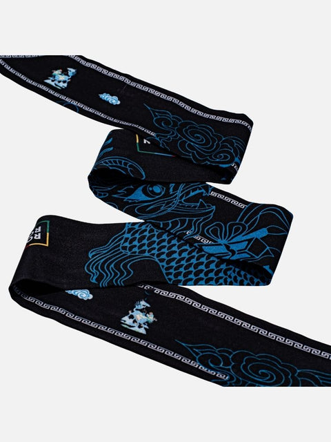 Khăn Lụa Twilly Tứ Linh Cho Nữ Hoạ Tiết Lân, 5 x 85 cm