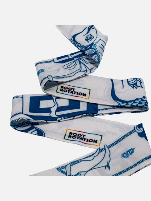 Khăn Lụa Twilly Tứ Linh Cho Nữ Hoạ Tiết Quy, 5 x 85 cm