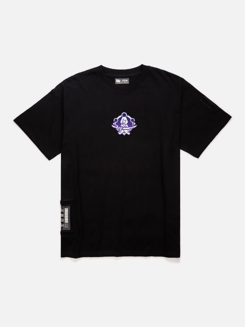 AR Raiden Shogun Reflective Printed Oversize T-Shirt