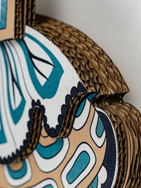 Tranh Việt Nghệ Thuật Treo Tường – Cardboard in UV, Khung Gỗ Thủ Công (40x60cm)