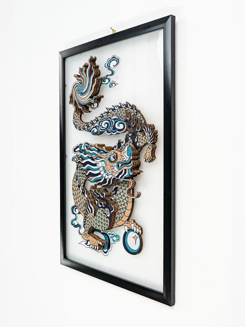 Tranh Việt Nghệ Thuật Treo Tường – Cardboard in UV, Khung Gỗ Thủ Công (40x60cm)