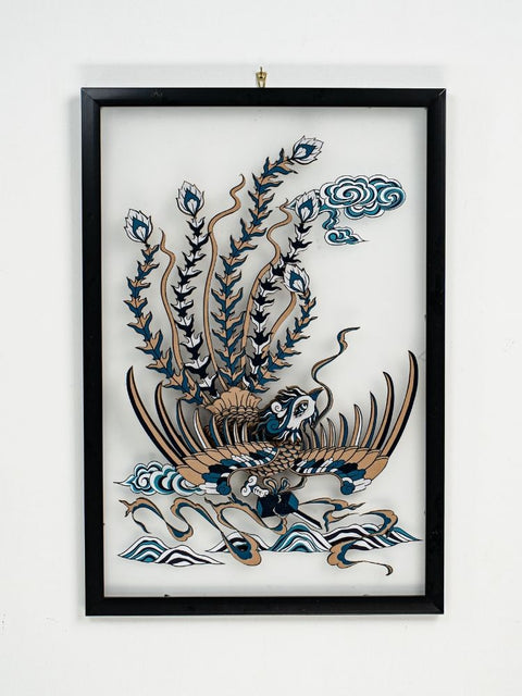 Tranh Việt Nghệ Thuật Treo Tường – Cardboard in UV, Khung Gỗ Thủ Công (40x60cm)