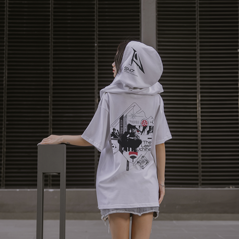 Combo Áo và Hoodie Sasuke Fanart Thực Tế Ảo Phản Quang