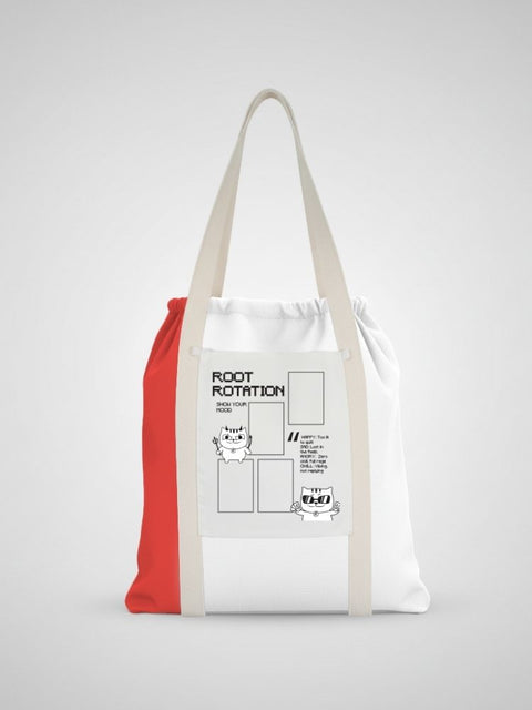 Túi Tote Techwear Vải Thun Tái Chế  Handmade Meme Ruto Kaiten