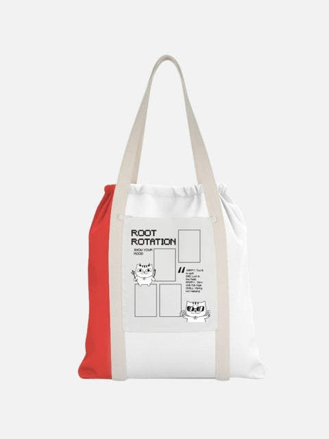 Túi Tote Techwear Vải Thun Tái Chế  Handmade