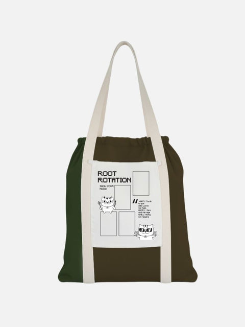 Túi Tote Techwear Vải Thun Tái Chế  Handmade