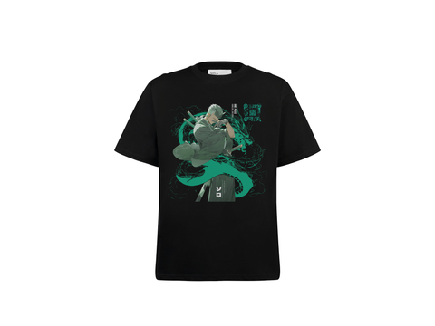 Áo Thun Thực Tế Ảo Oversize Zoro The Green Dragon