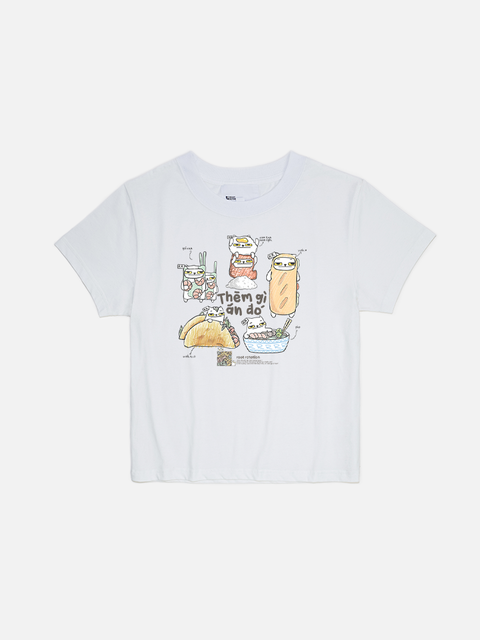Áo Baby Tee - Mèo Ăn Gì?