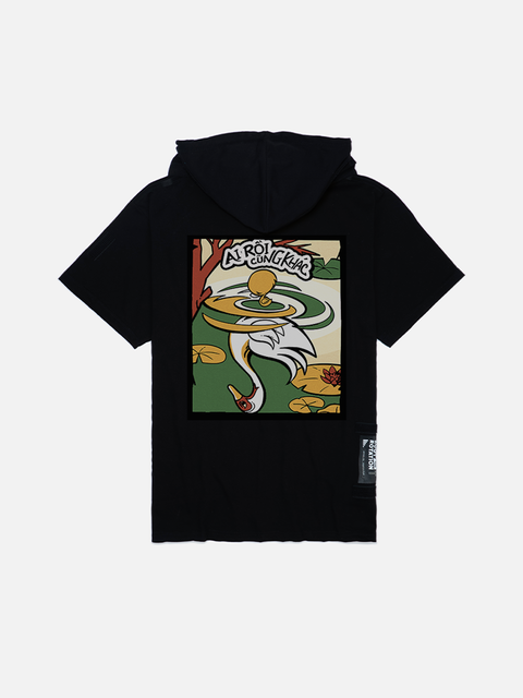 Áo Hoodie Tay Ngắn AR -Ai Rồi Cũng Khác