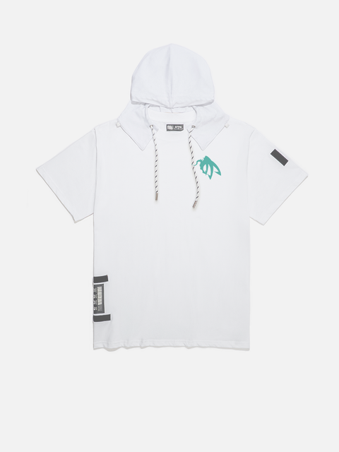 Áo Hoodie Tay Ngắn Oversize AOI Fanart Phản Quang AR