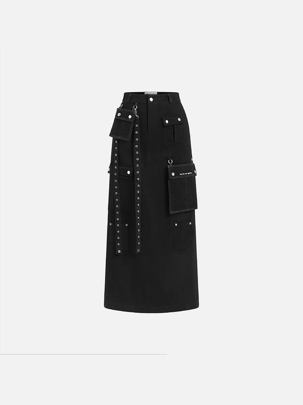 Chân Váy Dài The Pocket Denim