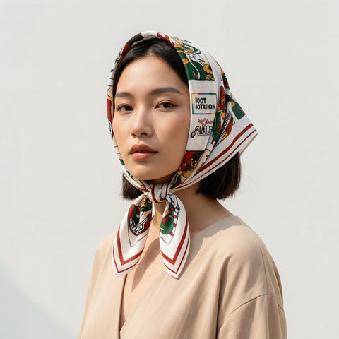 Khăn Cotton Unisex Cổ Tích Việt Nam 55 x 55 cm