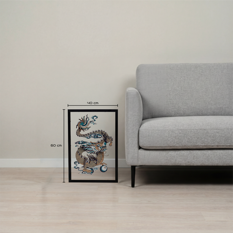 Tranh Việt Nghệ Thuật Treo Tường – Cardboard in UV, Khung Gỗ Thủ Công (40x60cm)