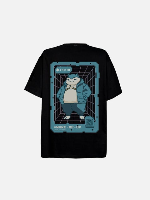 Áo Thun Oversize Snorlax Fanart Phản Quang AR
